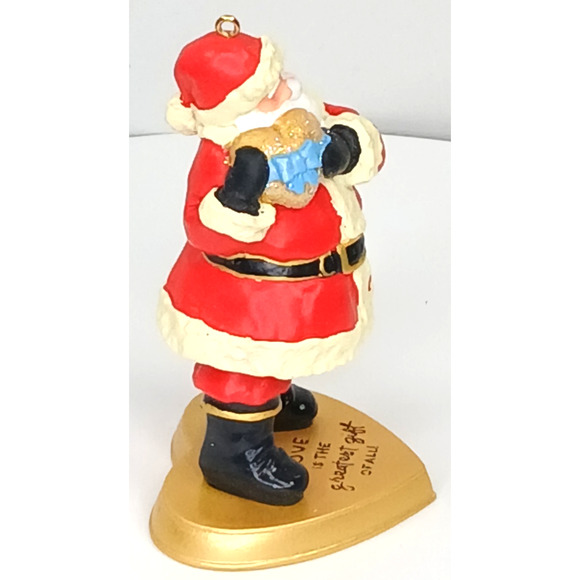 Hallmark Ornament Santa Claus 2011 Gift Of Love Heart Keepsake Collectible - Picture 6 of 12